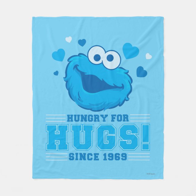 Couverture Polaire Cookies Monster (Devant)