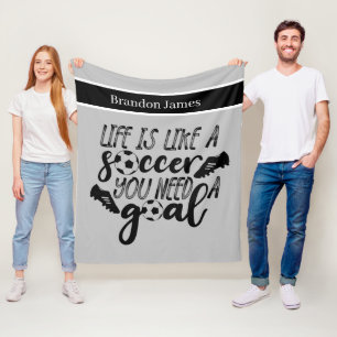 Couverture Polaire cool ajouter nom soccer sports