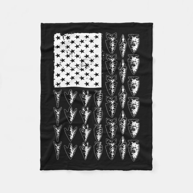 Couverture Polaire Cool Arrowhead Pour Hommes Femmes Bowhunt Arrow Hu (Devant)