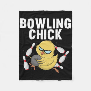 Couverture Polaire Cool Bowler Pour Femmes Filles Dames Bowling Chick