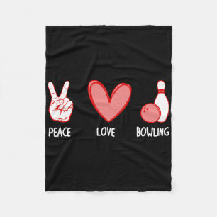 Couverture Polaire Cool Bowling Pour Hommes Femmes Bowler Cible Sport