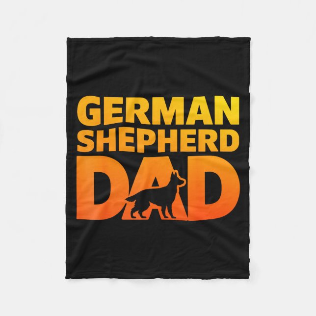 Couverture Polaire Cool German Shepherd Design For Men Boys Dog Lover (Devant)