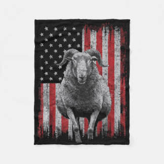 Couverture Polaire Cool Goat Lover 4 juillet Patriotique Usa Indépend