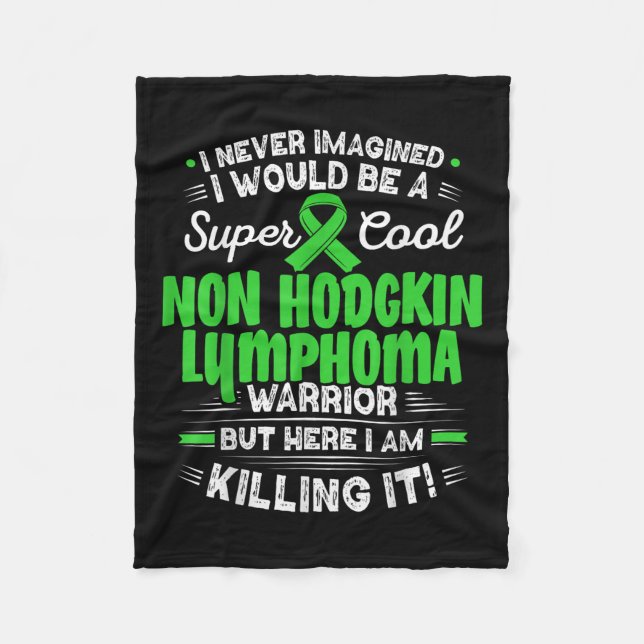 Couverture Polaire Cool Non Hodgkin Lymphoma Warrior Non Hodgkin Lymp (Devant)