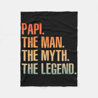 Couverture Polaire Cool Papi Pour Hommes Papa Grand-Père Homme Mythe 