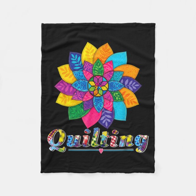 Couverture Polaire Cool Women Quilting Sewing Love Quilt Patterns Qui (Devant)