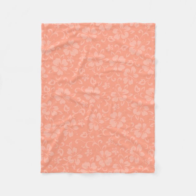 Couverture Polaire Coordonnatrice de l'Aloha Honeys Hibiscus hawaïen (Devant)