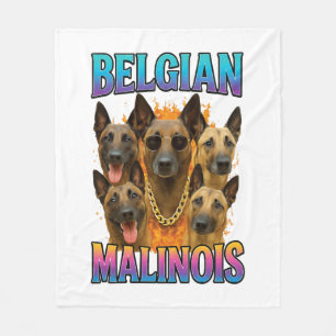 Couverture Polaire Copie de Malinois belge