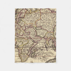 Couverture Polaire Copie vintage de carte