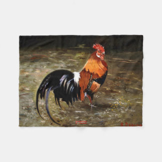 Couverture Polaire Coq/Gaulois/Rooster