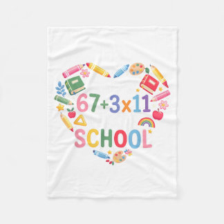 Couverture Polaire Coquette Bow Pencil Mask Beads Mardi Gras Teacher 