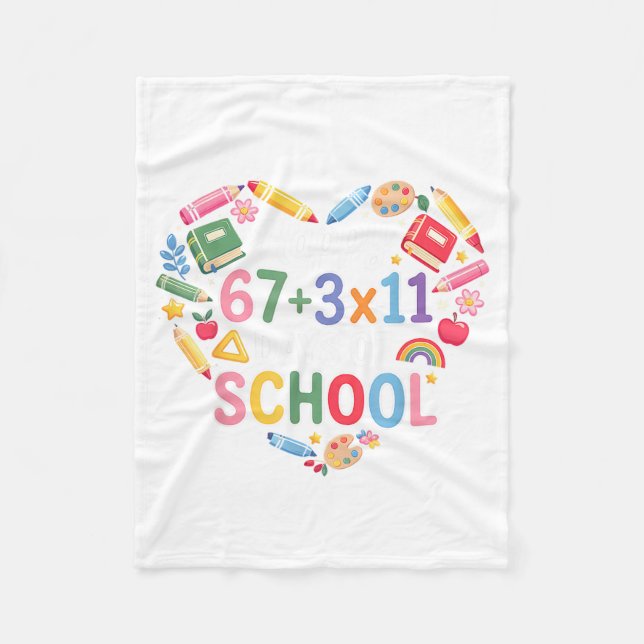 Couverture Polaire Coquette Bow Pencil Mask Beads Mardi Gras Teacher  (Devant)