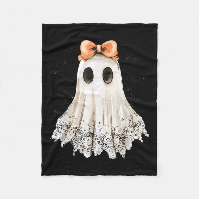 Couverture Polaire Coquette Lace Ghost Boo In Boojee Halloween Soky S (Devant)