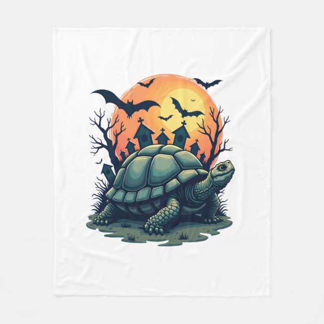 Couverture Polaire Coquille de tortue hurlante (Devant)