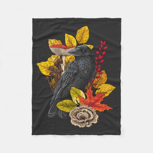 Couverture Polaire Corbeau 2 (Devant)