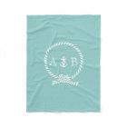 Corde marine et Ancre monogramme
