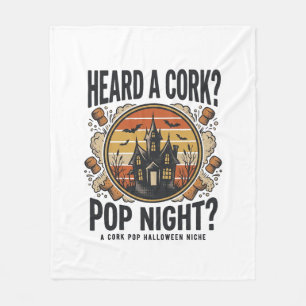 Couverture Polaire Cork Pop Halloween Maison Hantée Vintage Chemise_1