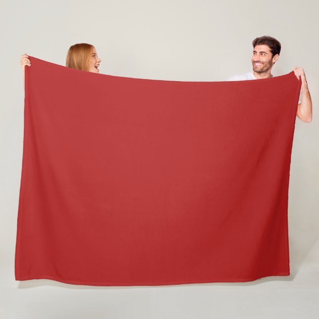 Couverture Polaire Cornell Red (En situation)