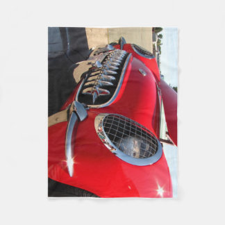 Couverture Polaire Corvette rouge