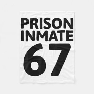 Couverture Polaire Costume de Prisonnier 67 pour Halloween Blague de