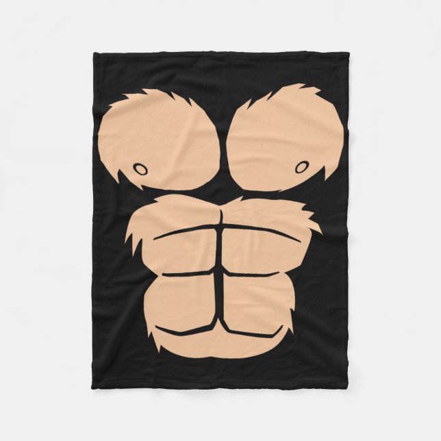 Couverture Polaire Costume d'Halloween Amusant Singe Gorille Costume  (Devant)