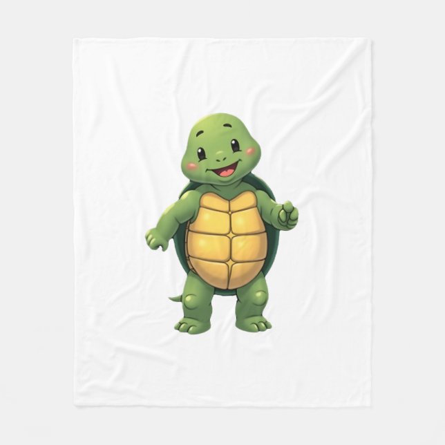 Couverture Polaire Costume d'Halloween tortue cool sans tête _ Funny  (Devant)