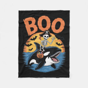 Couverture Polaire Costume d'orca effrayant pour Halloween Boo Orca
