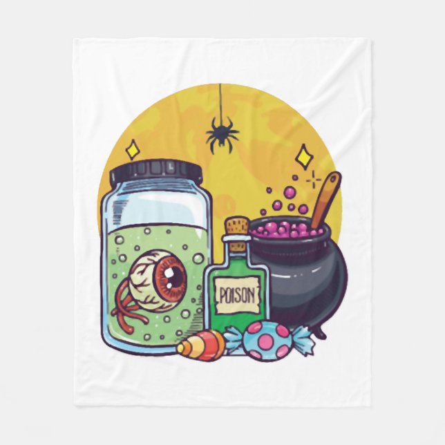 Couverture Polaire costume Halloween facile humeur halloween (Devant)