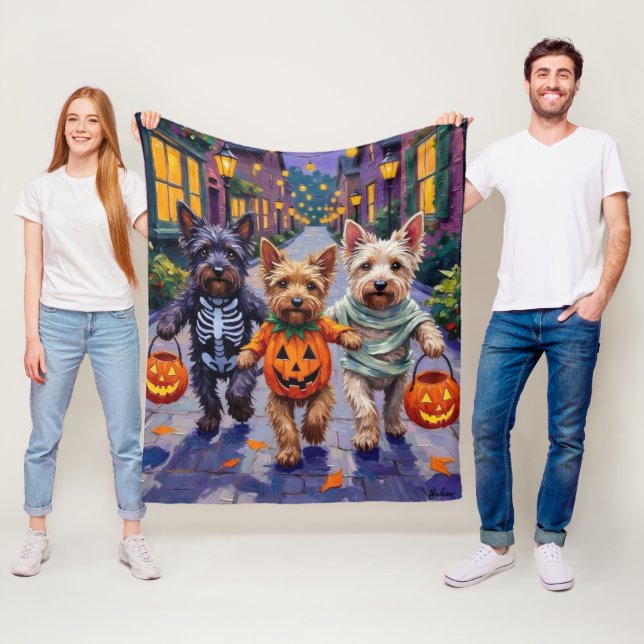 Couverture Polaire Costumes d'Halloween pour Skye Terrier en quête de (En situation)
