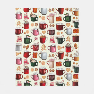 Couverture Polaire Cosy cacao chaud Cabine et soins d'hiver