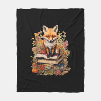 Couverture Polaire Cottagecore Aesthetic Book Lover Goblincore Casual