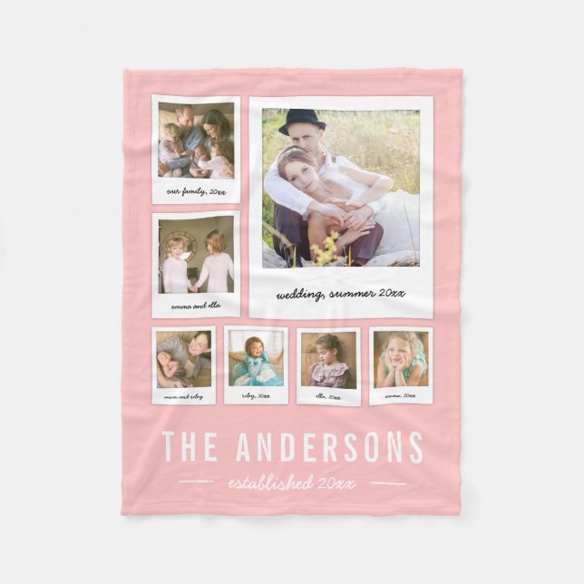 Couverture Polaire Couleur Arrière - plan modifiable instantanée du c (Devant)