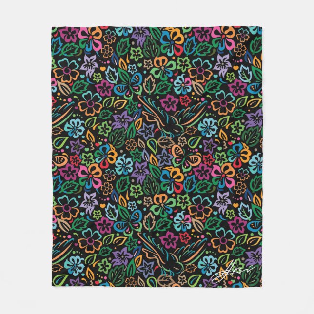 Couverture Polaire Couleur de vie (Devant)