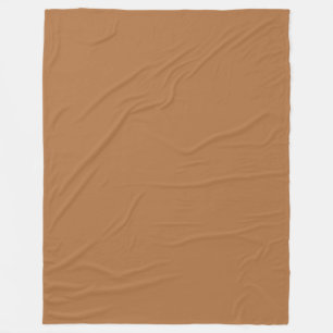 Couverture Polaire Couleur uni cuivre
