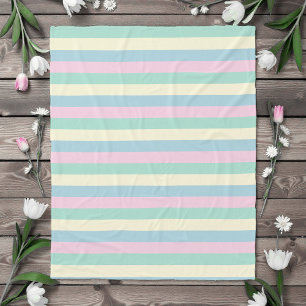 Couverture Polaire Couleurs pastel aquarelles fantaisistes