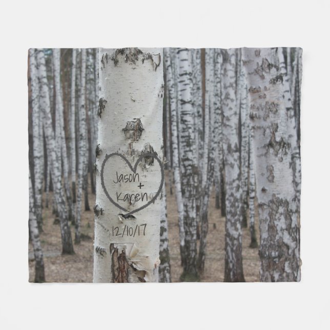 Couverture Polaire Country Rustic Carved (Devant (Horizontal))