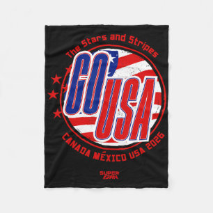 Couverture Polaire Coupe du Monde des Supporters de Football Usa 2026