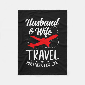 Couverture Polaire Couple Matching Husnd And Wife Travel Partners For