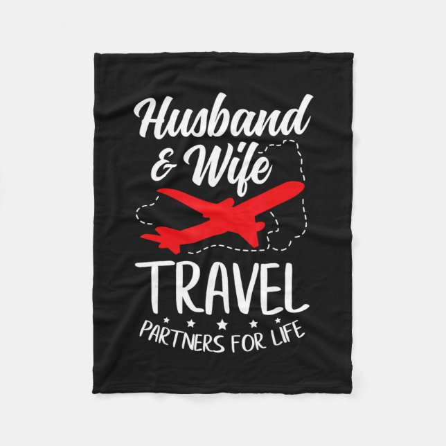 Couverture Polaire Couple Matching Husnd And Wife Travel Partners For (Devant)