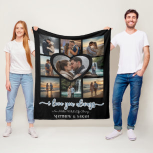 Couverture Polaire Couples Je T'Aime Coeur Neuf Photo