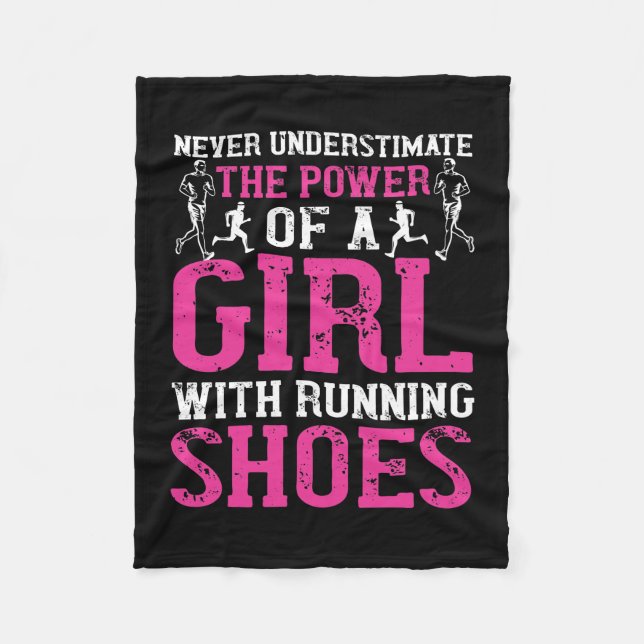 Couverture Polaire Courir - Ne jamais sous-estimer le champion (Devant)