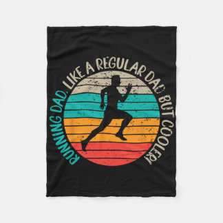 Couverture Polaire Courir Papa S Biathlon Marathon Coureur Pour Pères