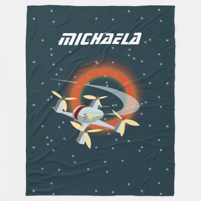 Couverture Polaire Course de drones (Devant)