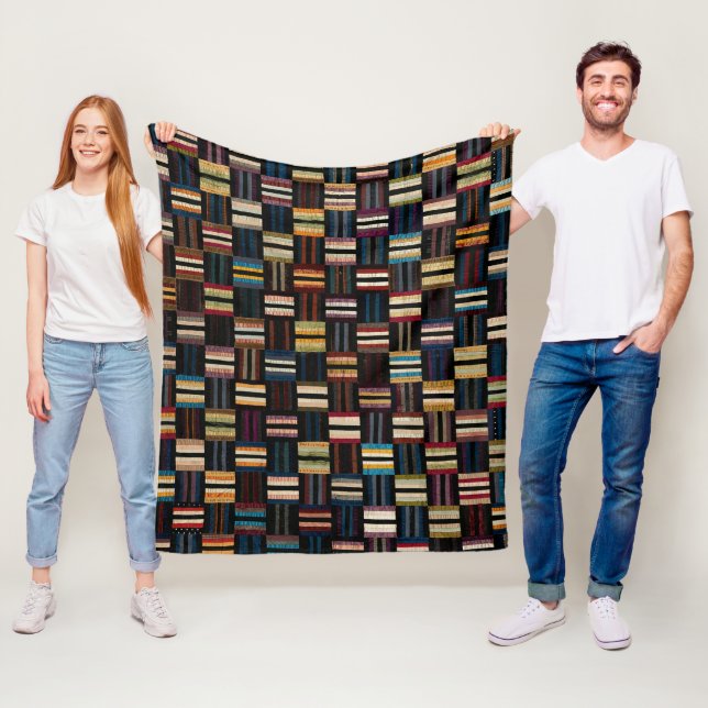 Couverture Polaire courtepointe romaine (En situation)
