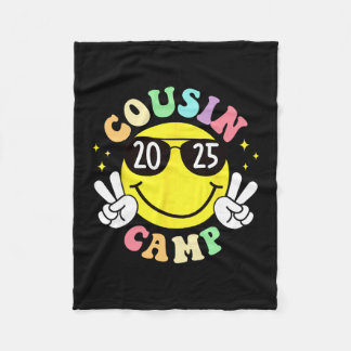 Couverture Polaire Cousin Camp 2025 Camping Campfire Summer Vacation 