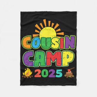 Couverture Polaire Cousin Camp 2025 Vacances en famille Camping été C