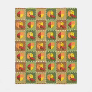Couverture Polaire Couvercle en toison d'automne