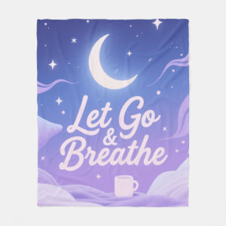 Couverture Polaire Couvre-lit de détente – Lâchez prise & respirez