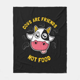 Couverture Polaire Cows Are Friends Not Food