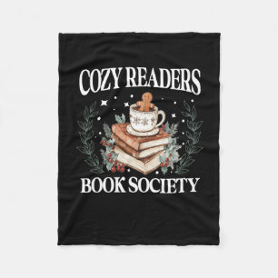 Couverture Polaire Cozyreader Book Society Boisson Noël Lecture